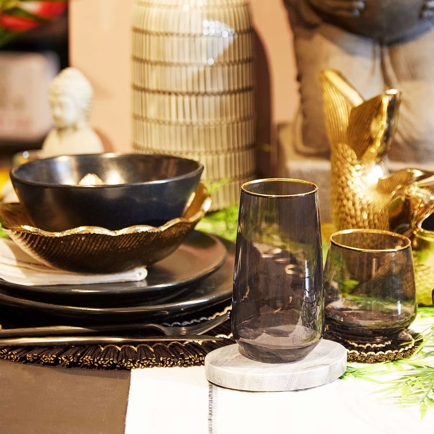 TOUCH OF GOLD Longdrinkglas 6er-Set