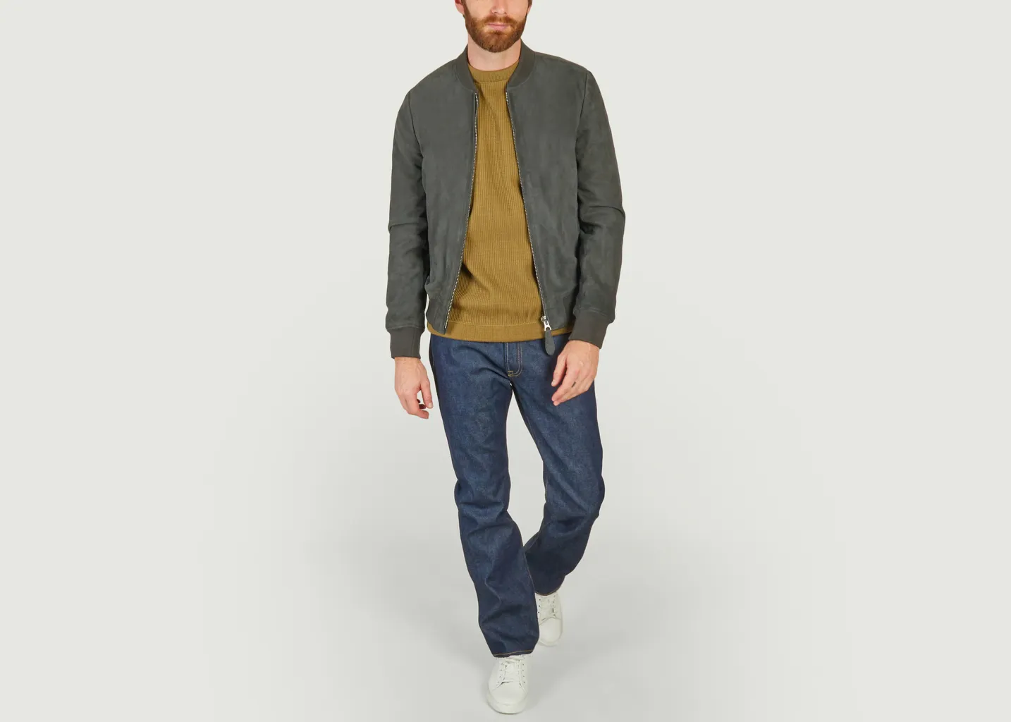 Blouson bomber en daim LC300 Schott NYC