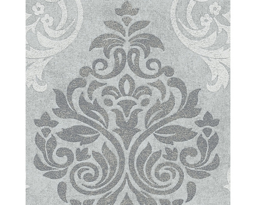 Vliesbehang 36570-2 Ornament Glans Grijs