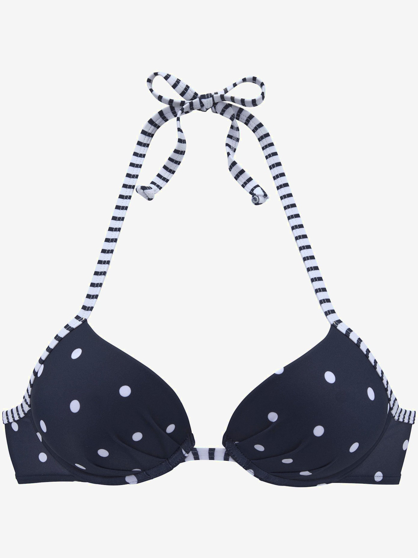 Haut de bikini push-up motif à pois tendance