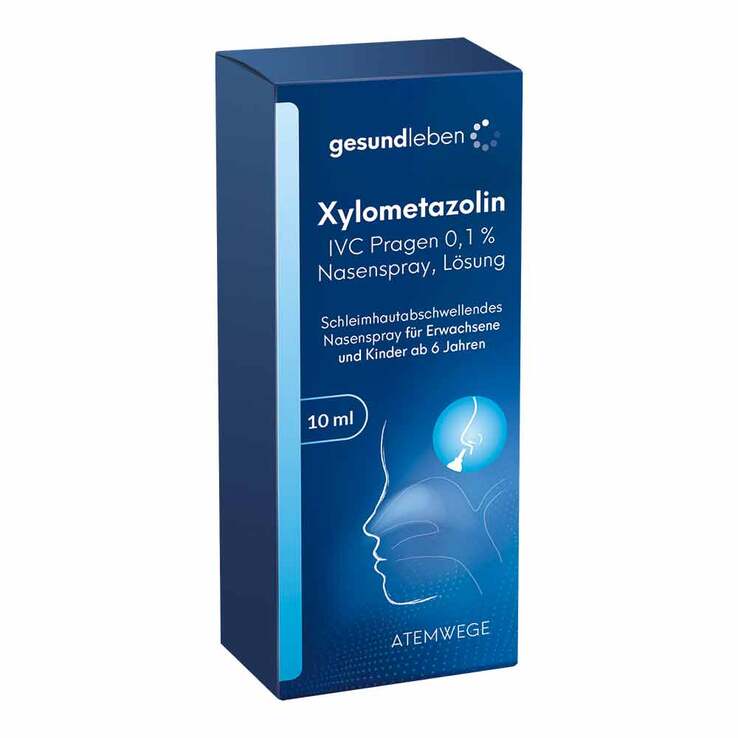 Xylometazolin Ivc Pragen 0,1% Nasenspray Lösung, 10 ml