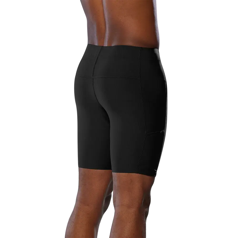 Mizuno Impulse Core Mid Hardloopbroek Kort Zwart Heren