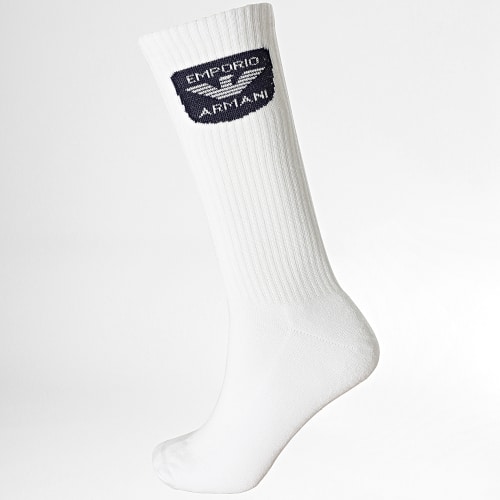 Lot De 2 Paires De Chaussettes 303124-2R345 Bleu Marine Blanc