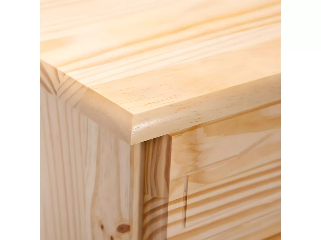 STAN - Buffet 3 Portes 3 Tiroirs Bois Massif