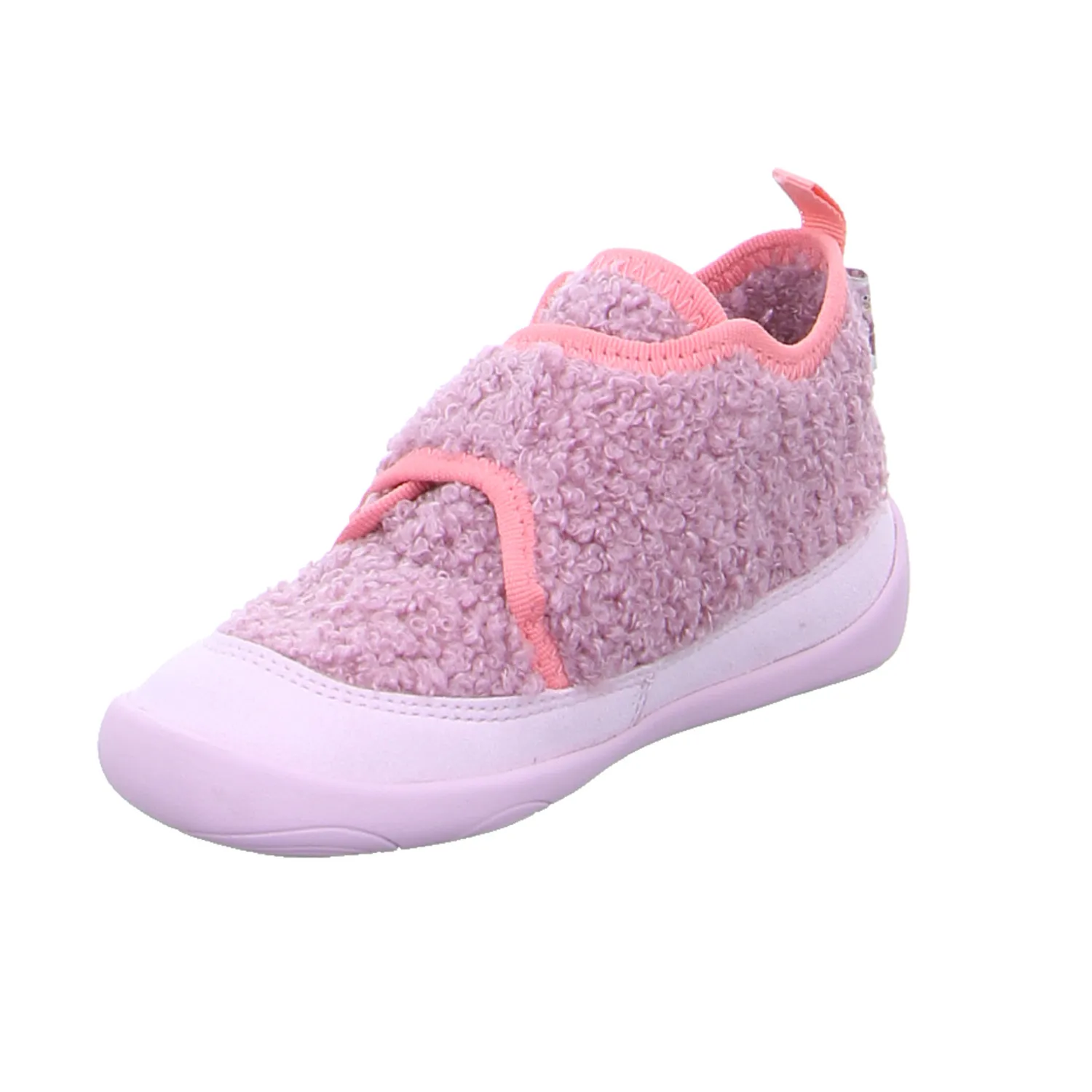 AFFENZAHN Kinder-Hausschuh Rosa Textil  Komfortschuh