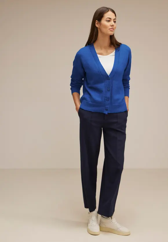 Cardigan mit Knopfleiste - fresh intense gentle blue