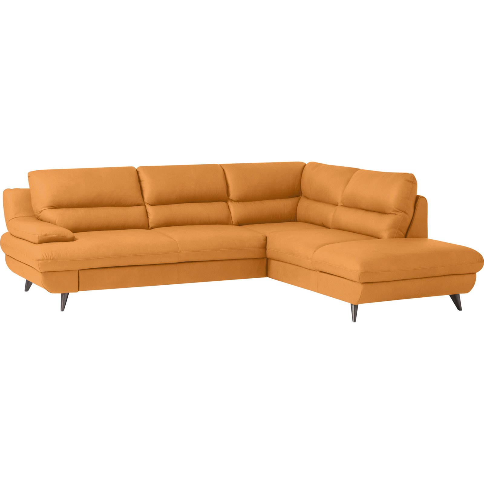 Ecksofa Pike Leder, Ottomane rechts