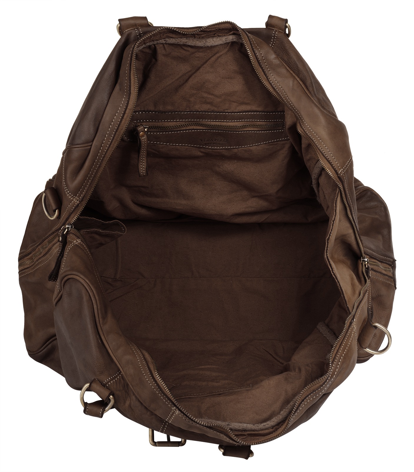forty° Reisetasche echt Leder, Made in Italy
