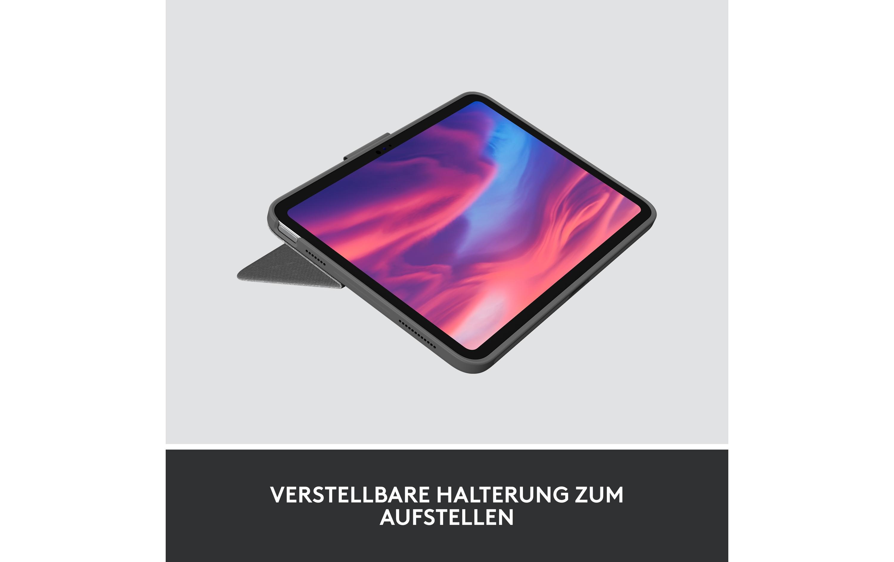 Tablet Tastatur Cover Combo Touch iPad (10. Gen./A16(2025))<br>Keyboard Case – Abnehmbare Tastatur mit Hintergrundbeleuchtung – Trackpad, Smart Connector