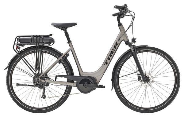 Vélo de Ville Électrique Trek Verve  2 Lowstep Shimano Altus 9V 500 Wh 700 mm Gris