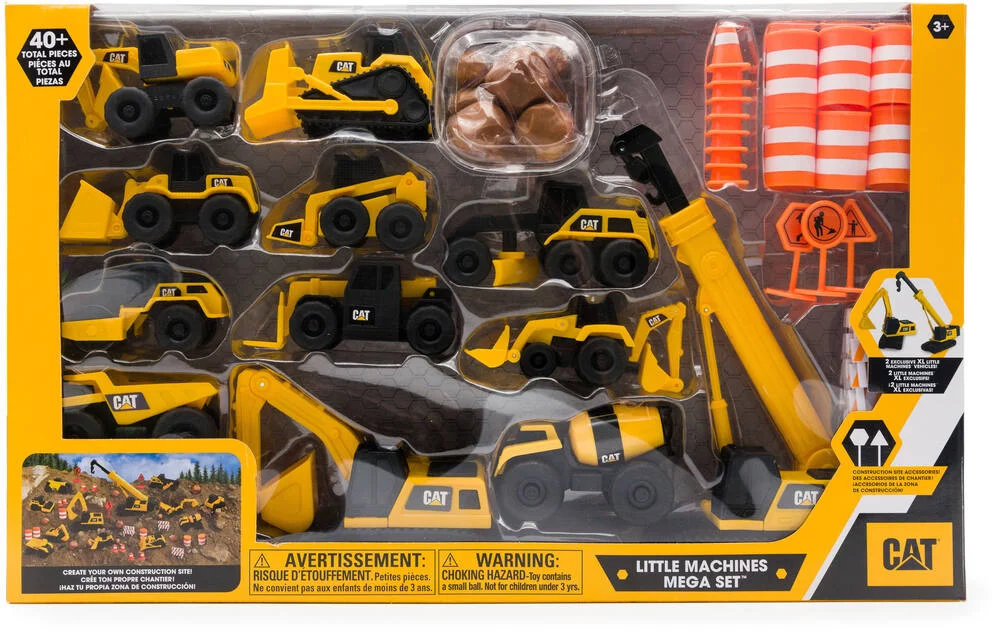 CATERPILLAR -  PACK LITTLE MACHINES MEGA SET