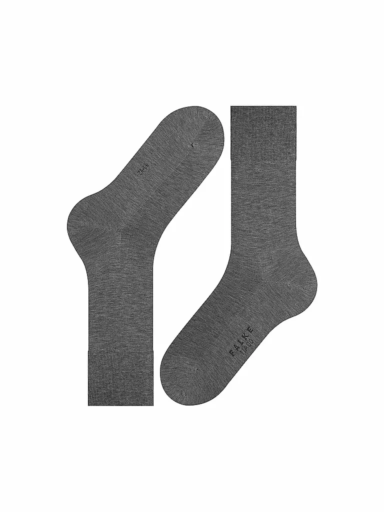 FALKE Socken TIAGO steel melange grau