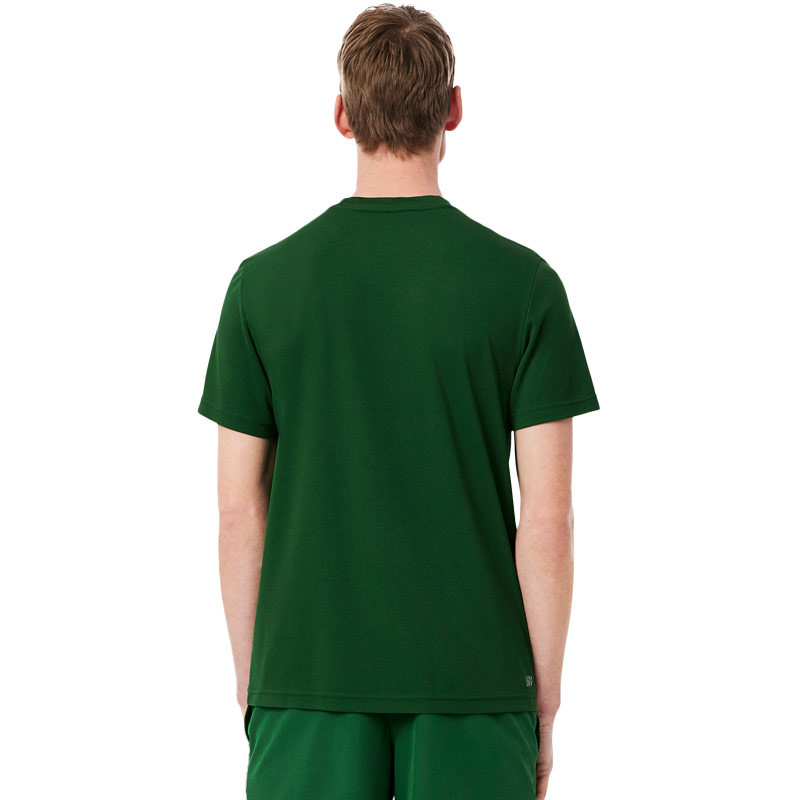 Tee-shirt tennis Lacoste x Novak Djokovic vert tournée US