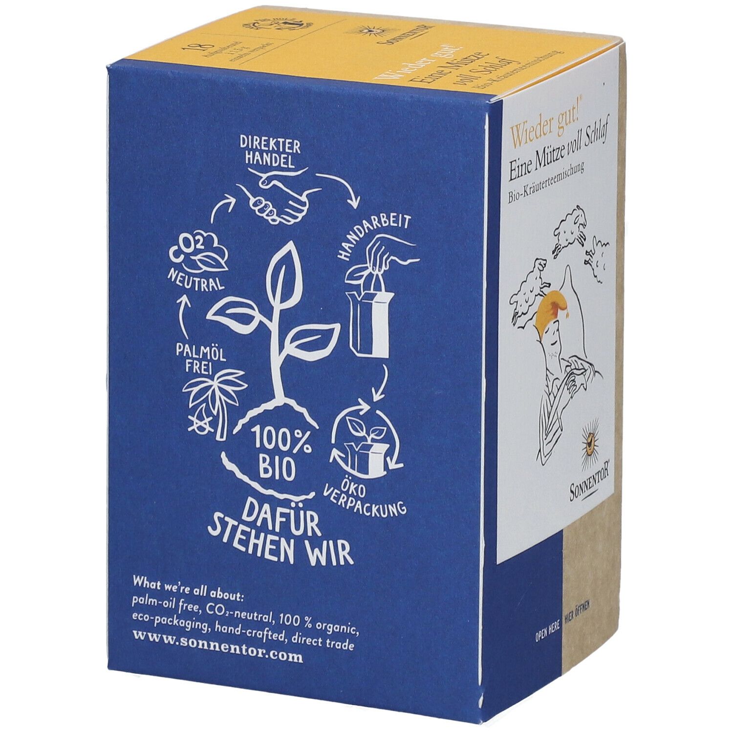 SonnentoR® Eine Mütze voll Schlaf® Tee Wieder gut® bio