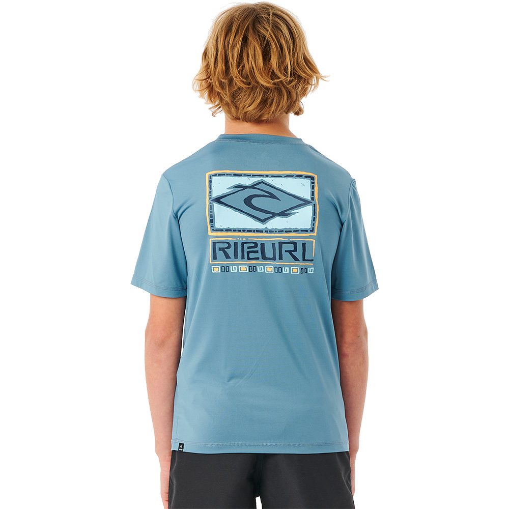 Rip Curl Tube Heads UV-Shirt Jungen dusty blue