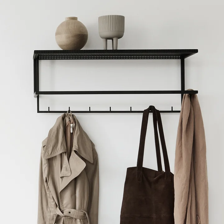 Kristina Dam Studio - Grid Wandgarderobe, weiss