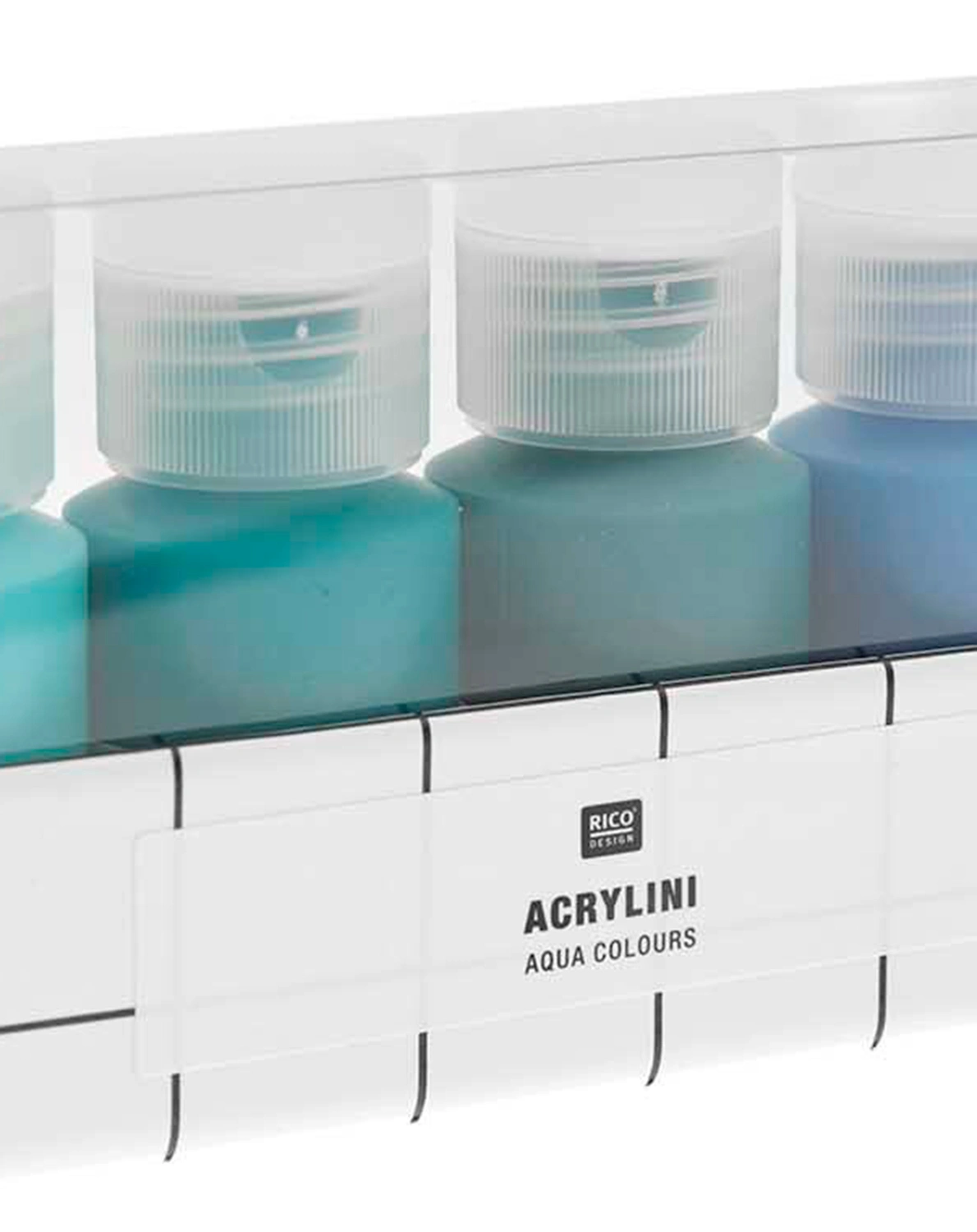Acryl-Farben ACRYLINI (6x22ml) in aqua