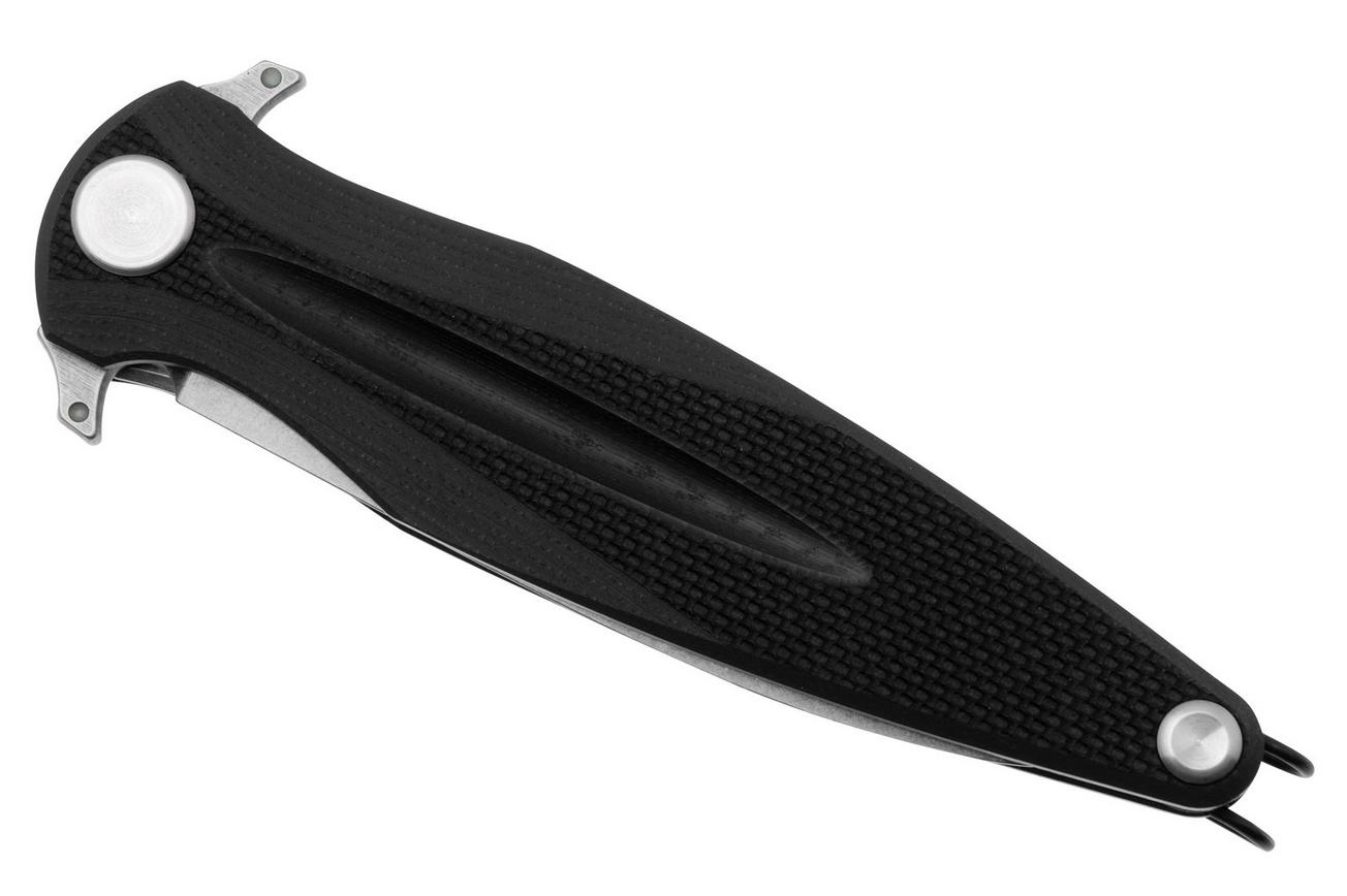 ANV Z400, VZ400-011, Sleipner Stonewashed, G10 Black, zakmes