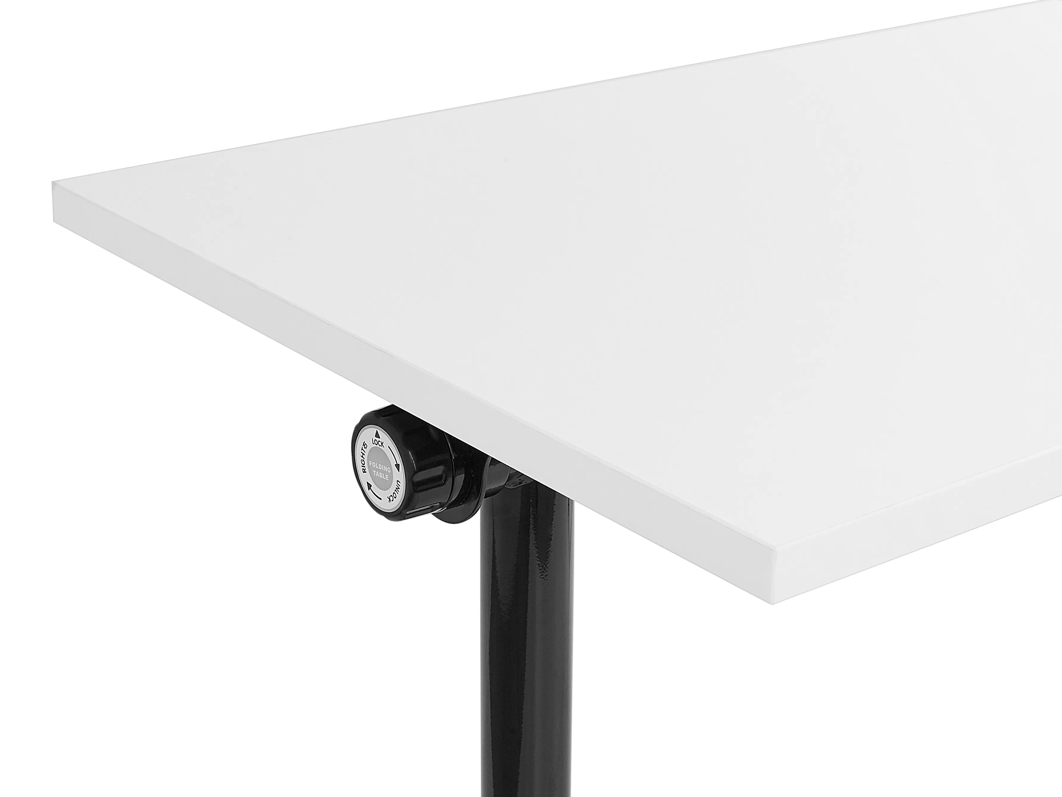 Inklapbaar bureau CAVI Wit 180 cm 60 cm met wielen
