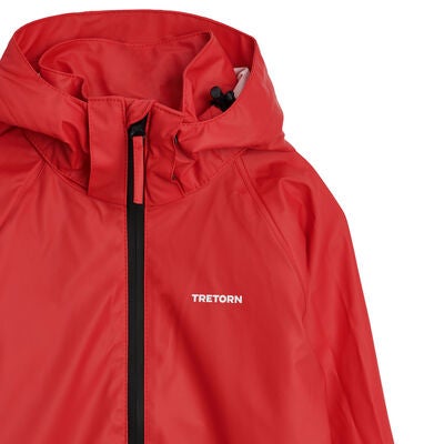 Tretorn Packable Regnsett, Bright Red