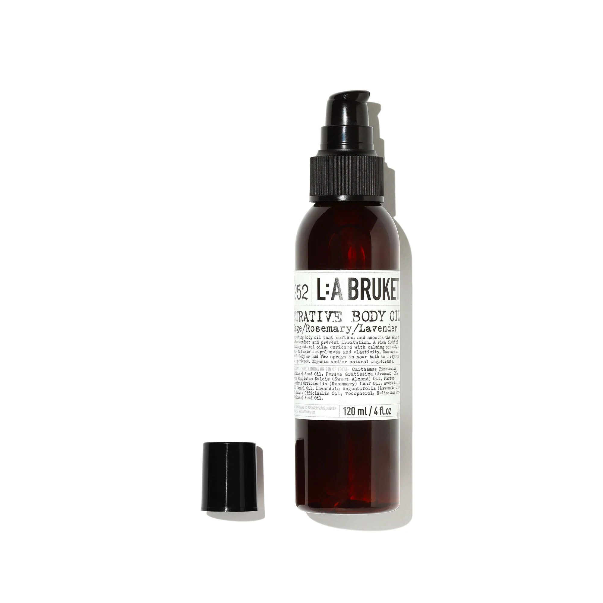 L:a Bruket Curative Body Huile Réparatrice Sauge Romarin Lavande 252