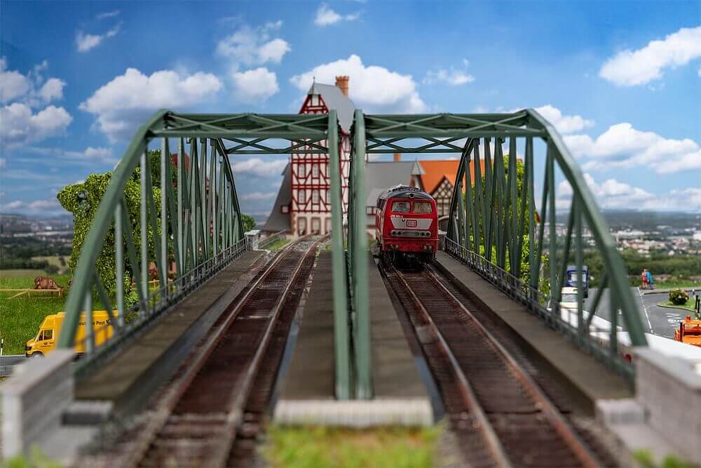FALLER H0 Bogenbrücke, 2-gleisig