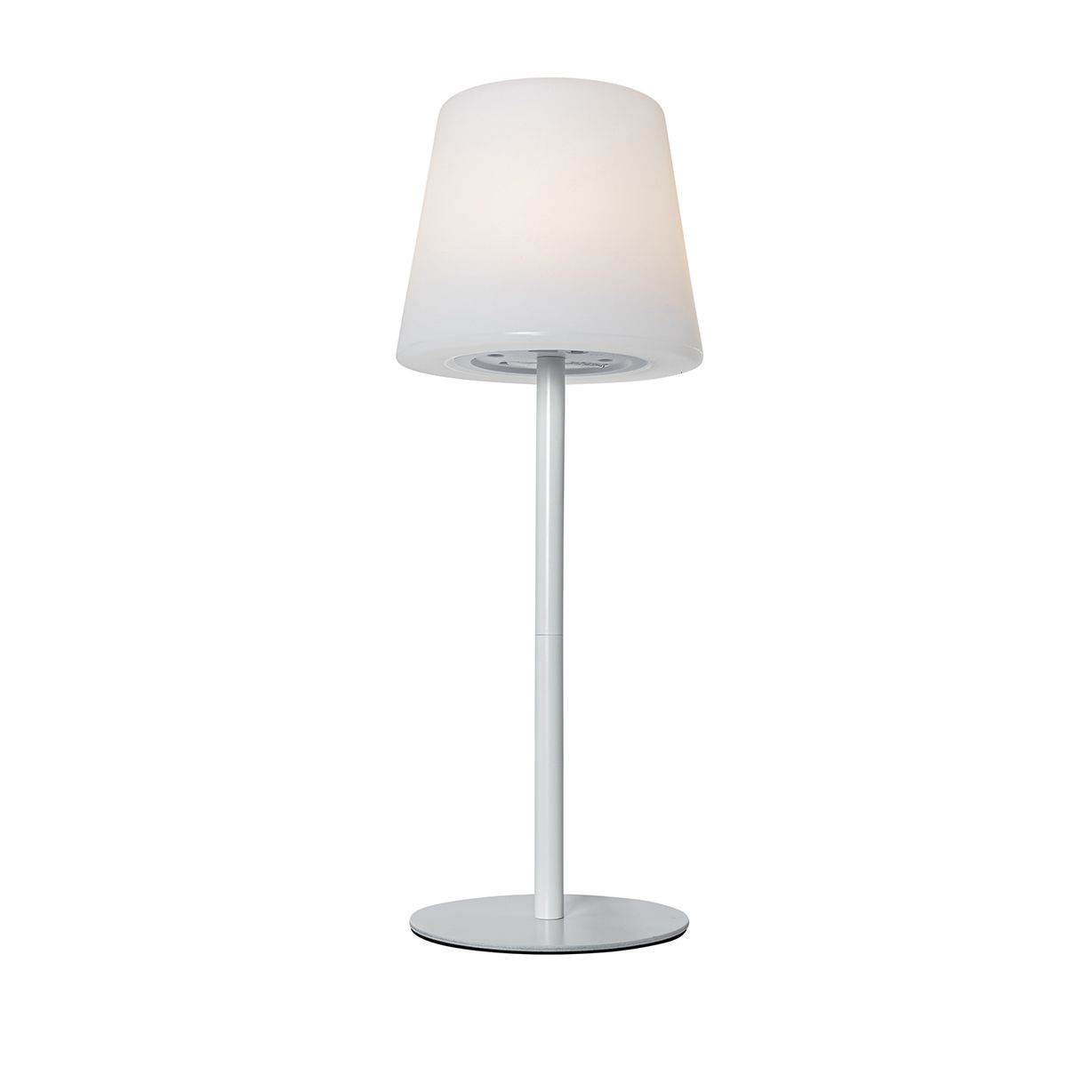 Tafellamp wit oplaadbaar incl. LED en dimmer IP54 - Jude