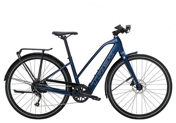 Vélo de Ville Électrique Trek FX  2 Shimano Altus 9V 250 Wh 700 mm Bleu Mulsanne