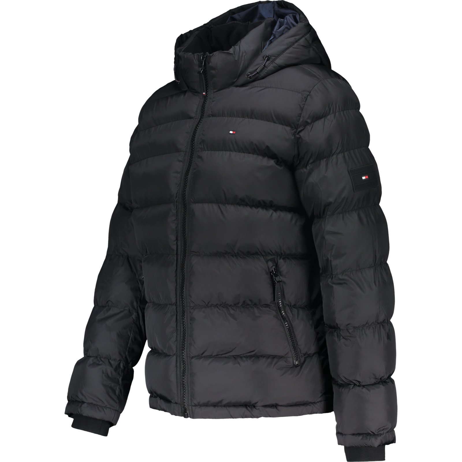 Tommy Hilfiger Herren-Jacke Pfuffer mit Kapuze S, schwarz