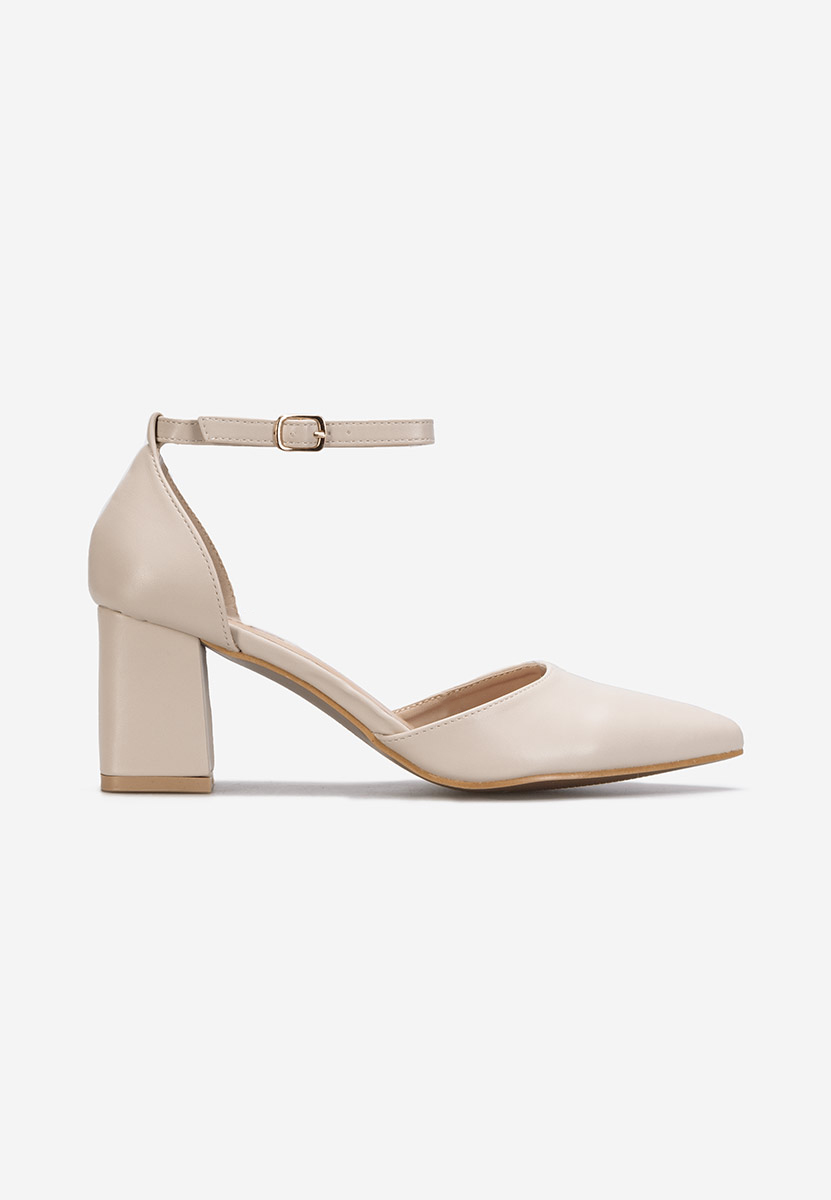 Chaussures à bride beige Alivila