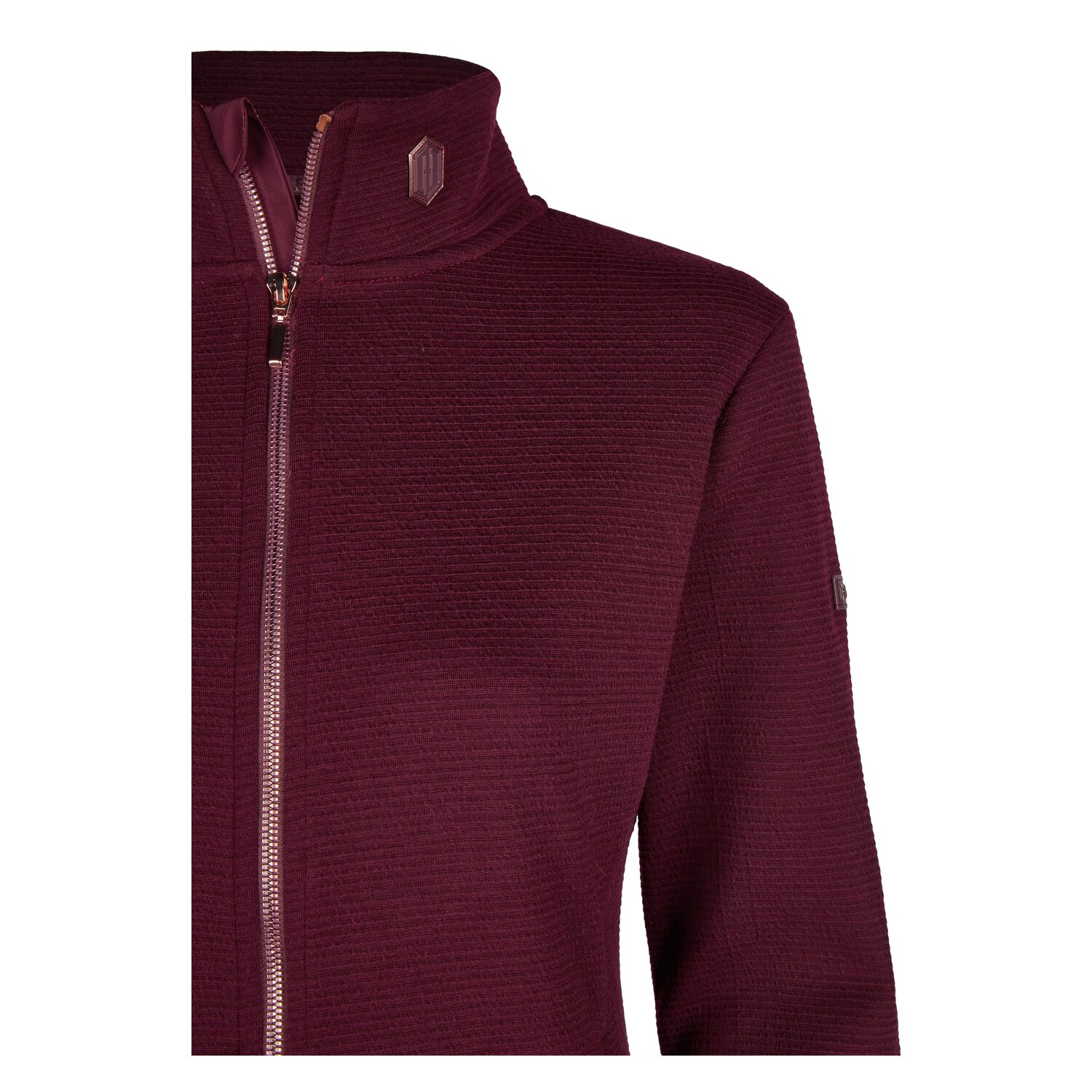 ESKADRON Heritage Langarmshirt Full-Zip  - cassis