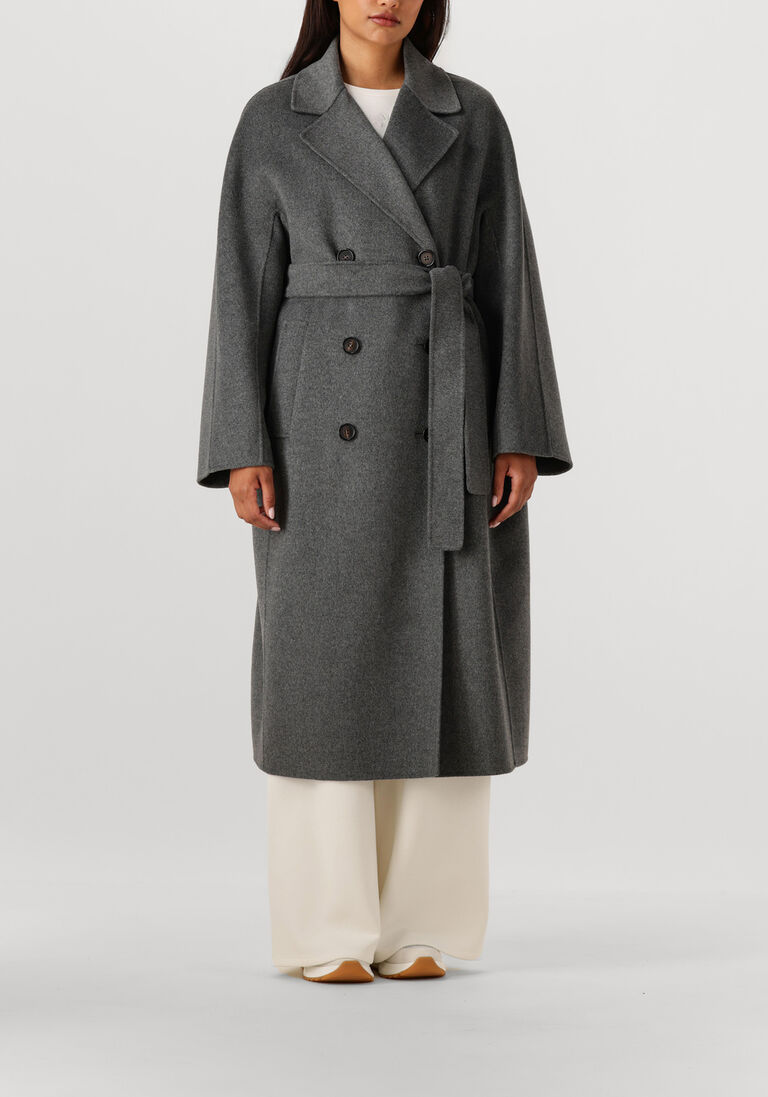 donkergrijze max mara mantel paul
