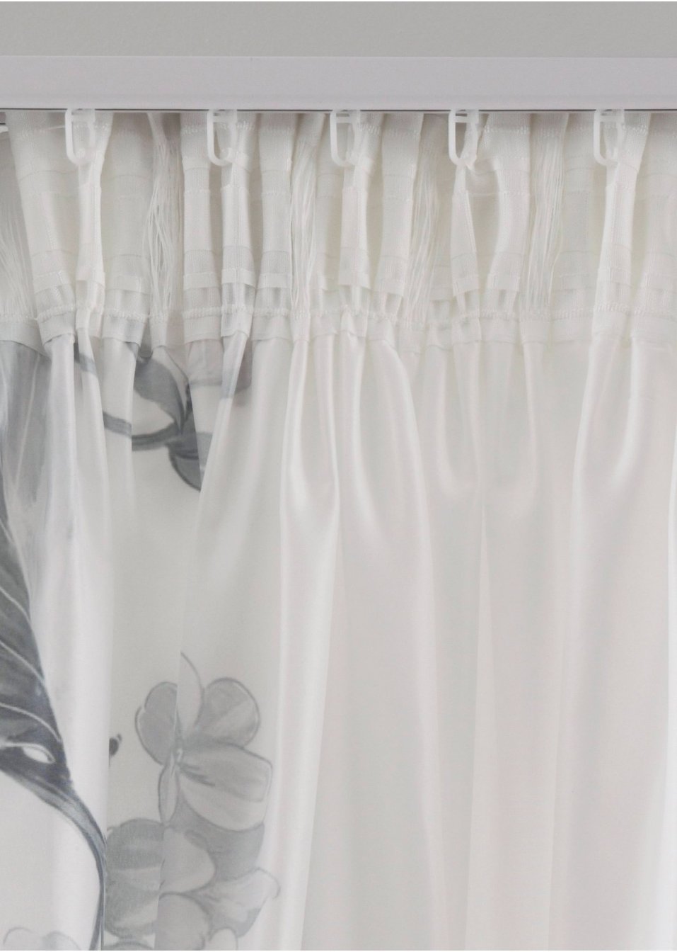 Panneau microfibre à imprimé floral
