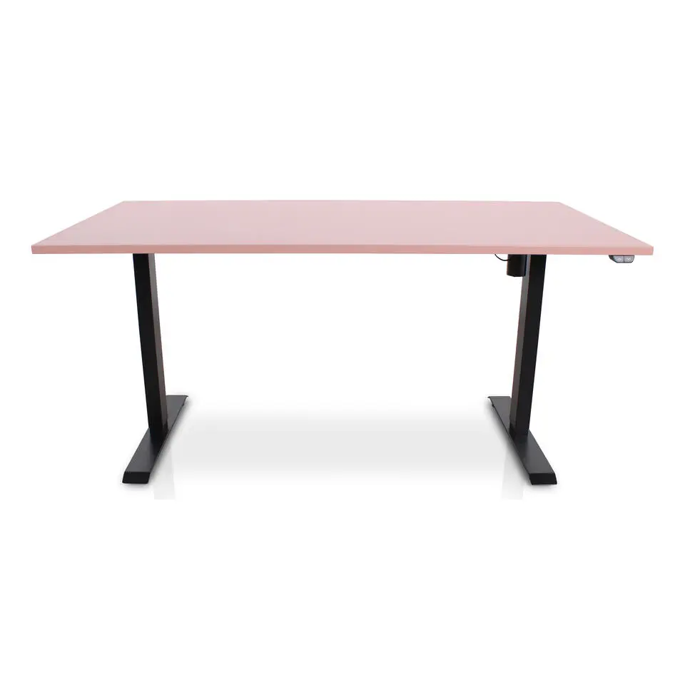 MRC EASY Zit-Sta Bureau – Elektrisch Verstelbaar – 160x80 cm – Blad Dusty Rose