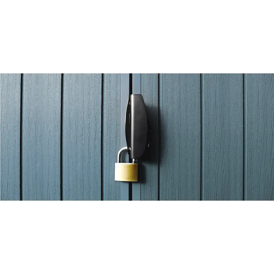 Keter Darwin 66 Tuinhuis - dubbele deuren   ramen - 190x183x221 cm - Grijs