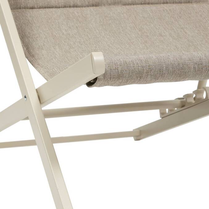Chilienne de jardin pliable LUNIVIA Argile