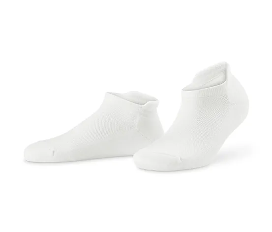2 Paar Unisex-Sport-Sneakersocken, weiß