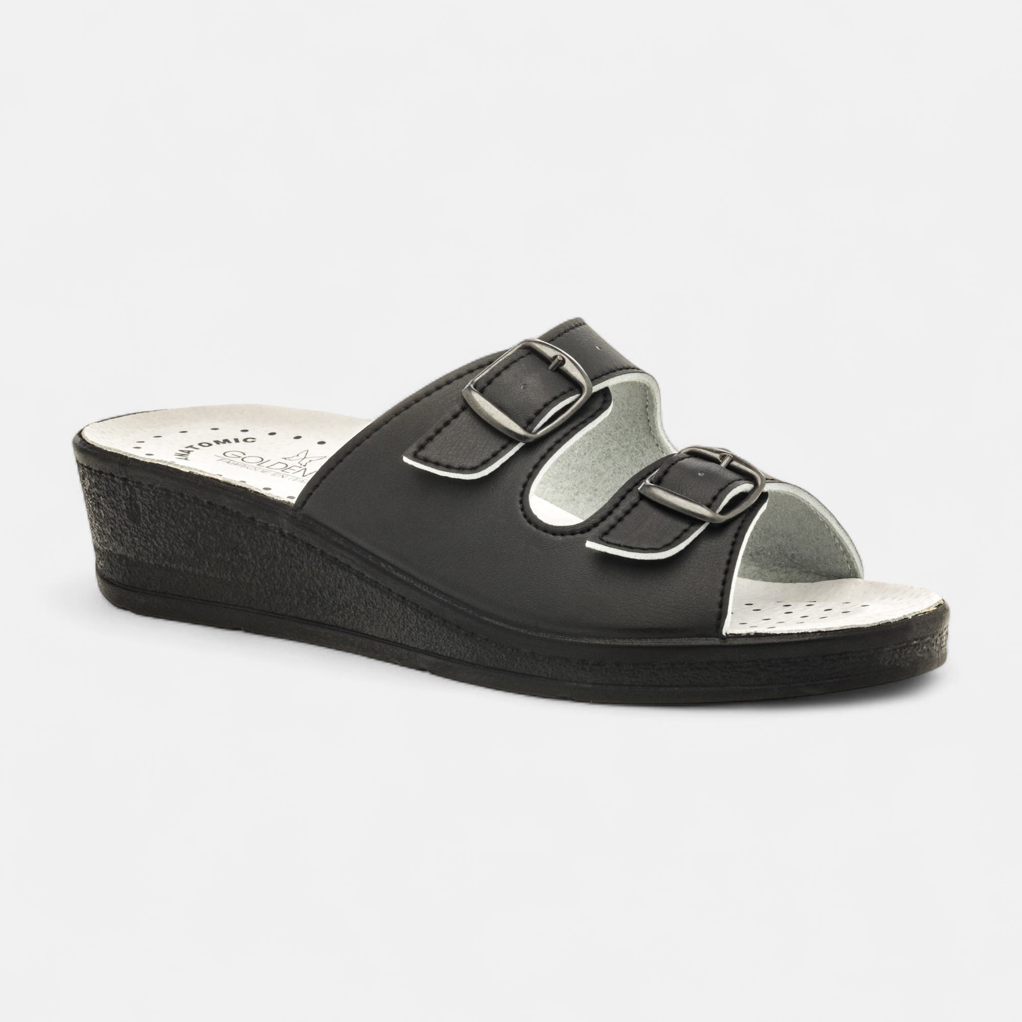 Nu-pieds confort Femme noir