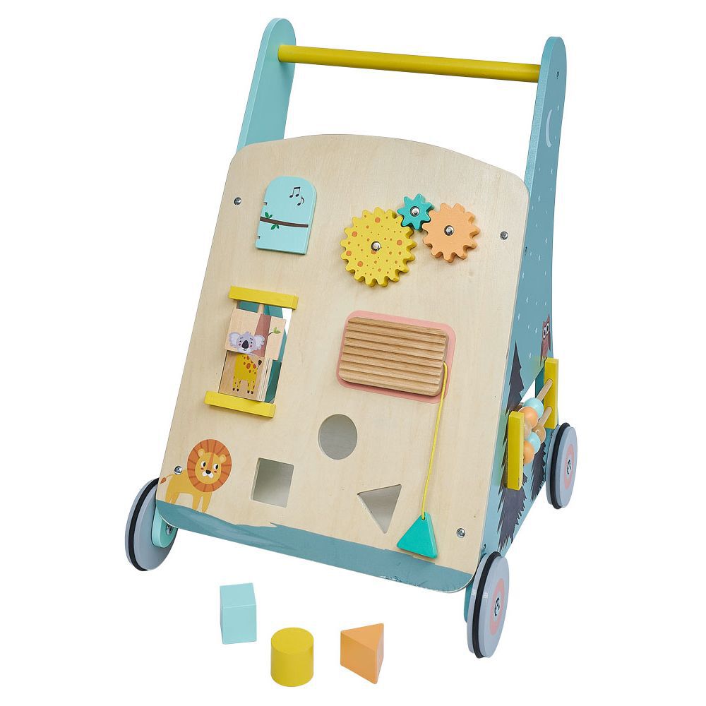 Chariot de marche 7-en-1 en bois