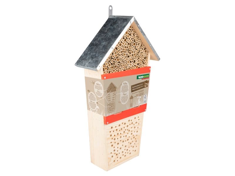 Windhager Insektenhotel Tower Brutplatz und Winterquartier für nützliche Insekten
