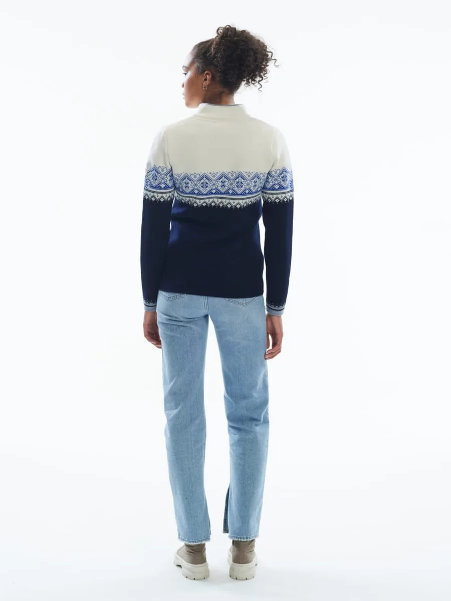 Dale of Norway Women's Moritz Sweater Navy White Ultramarine