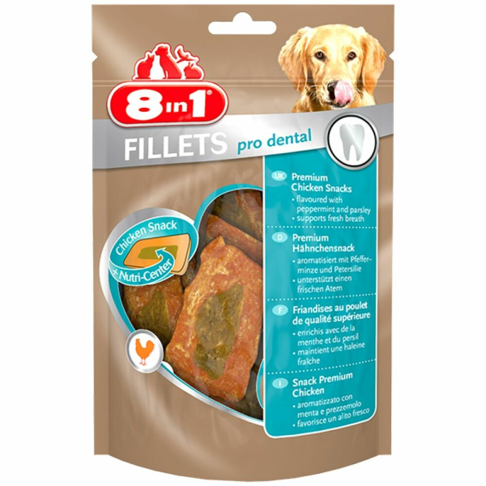 8x 8in1 Fillets Pro Dental Kip80 gr