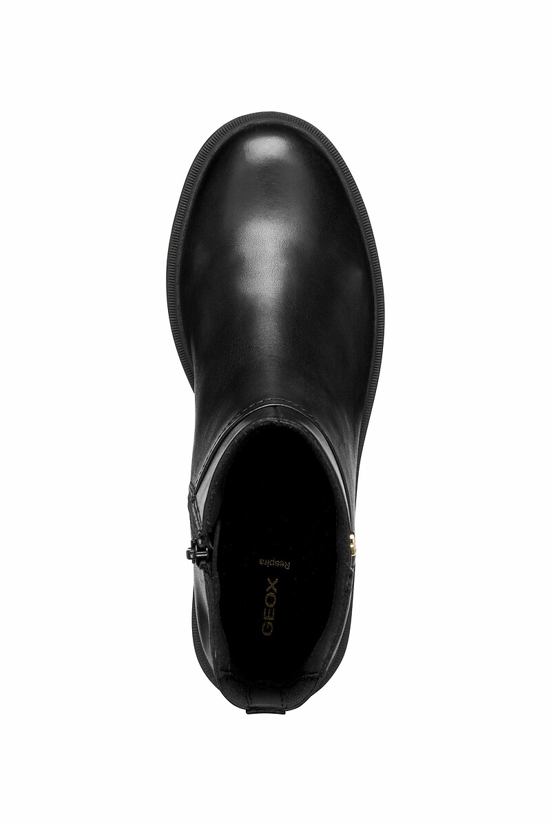 GEOX<br>Botas de couro com salto plataforma Miereille