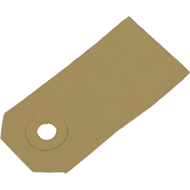 SendProof® Prijskaart, Papier, 80x38mm, bruin