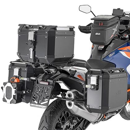 Support valises Givi PL ONE FIT MONOKEY CAM SIDE TREKKER OUTBACK - Noir