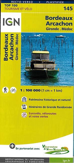 IGN - TOP 100 145 BORDEAUX ARCACHON PLASTIFIEE