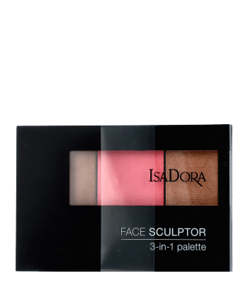 IsaDora Face Sculptor 3-in-1 Palette 64 Intense Peach 12g