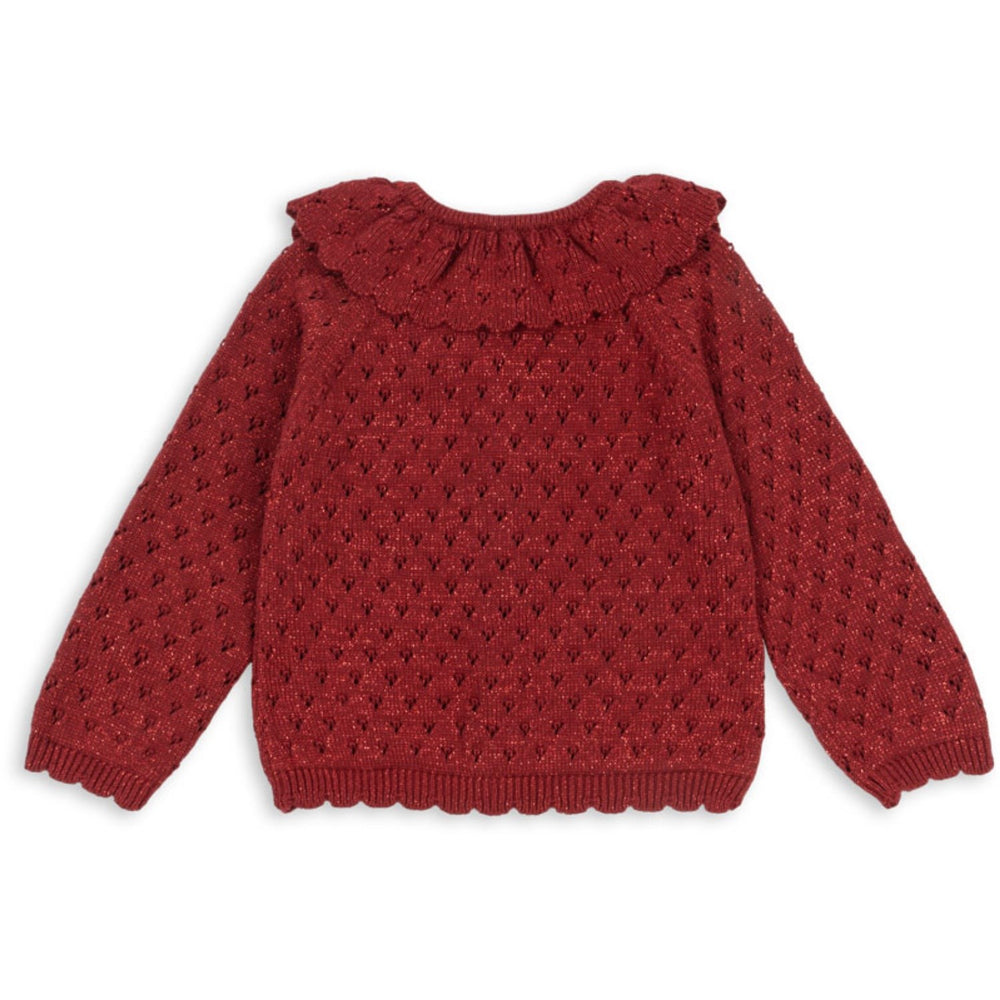 Køb Konges Sløjd Red Dahlia Holiday Strik Cardigan