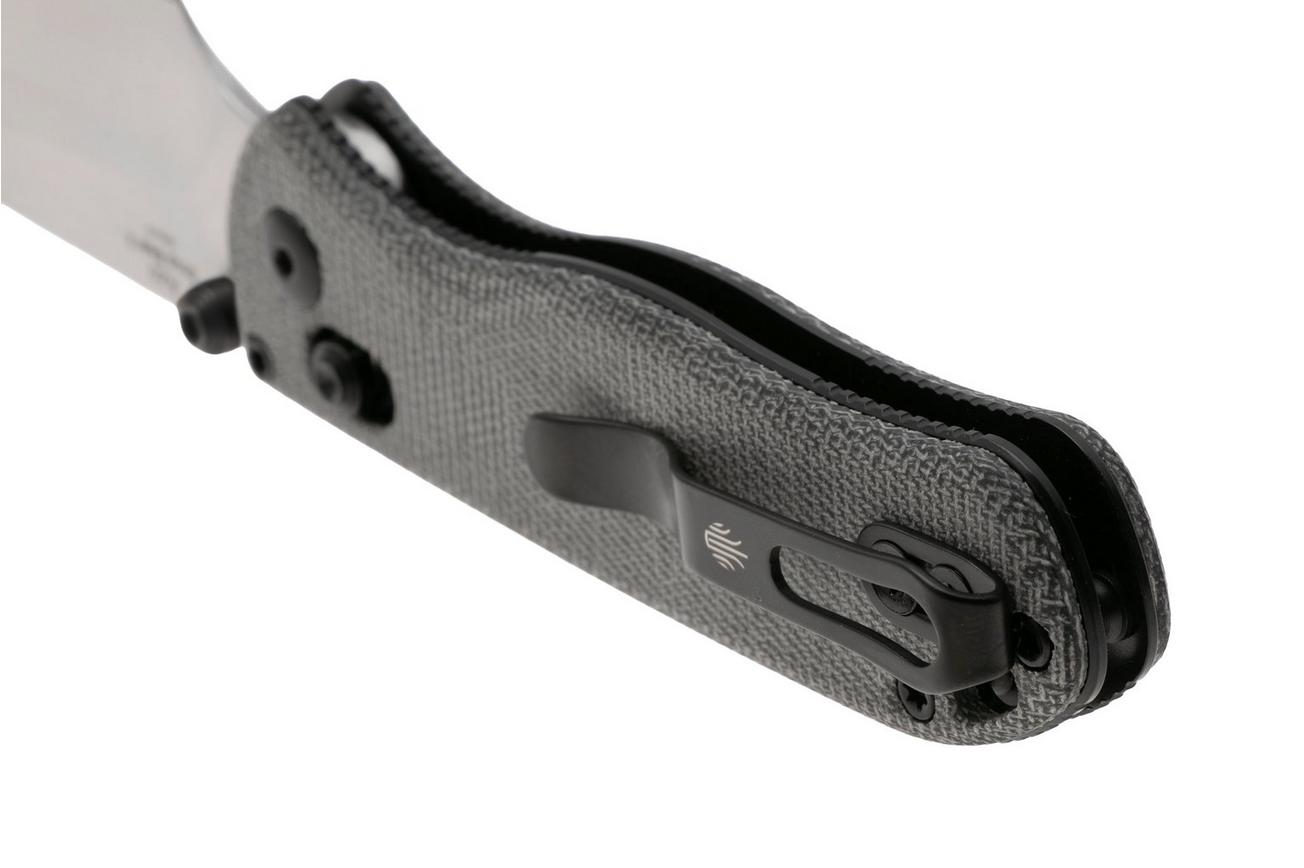 Kizer Vanguard Drop Bear 2, V3619-2KS1 Satin Nitro-V, Black Micarta, zakmes, Azo design