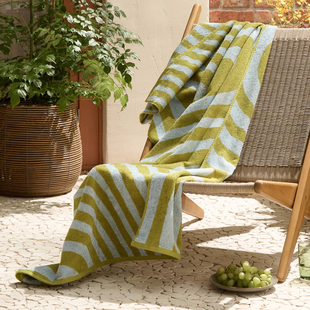 strandlaken Swirl (groen) (180x100 cm)